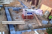 Top Barn foundations